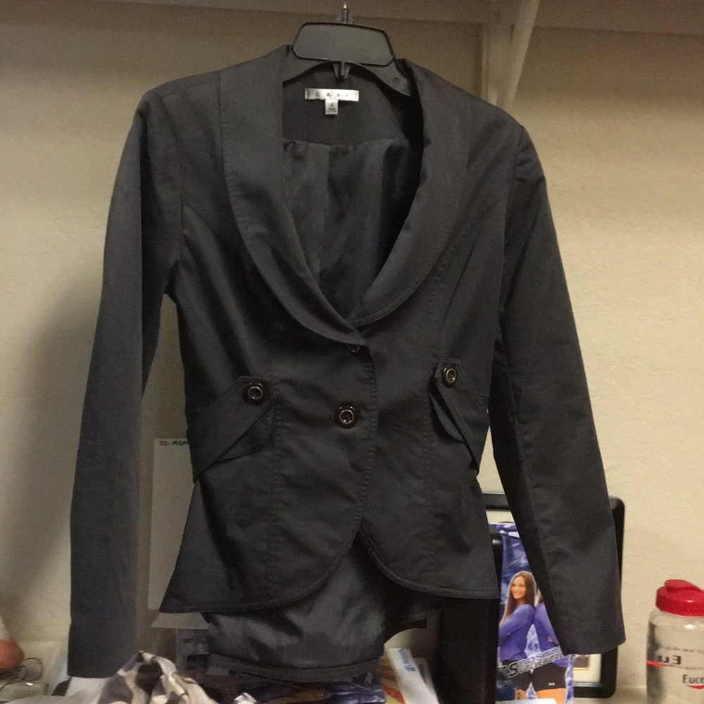 Charcoal Grey/Black Blazer